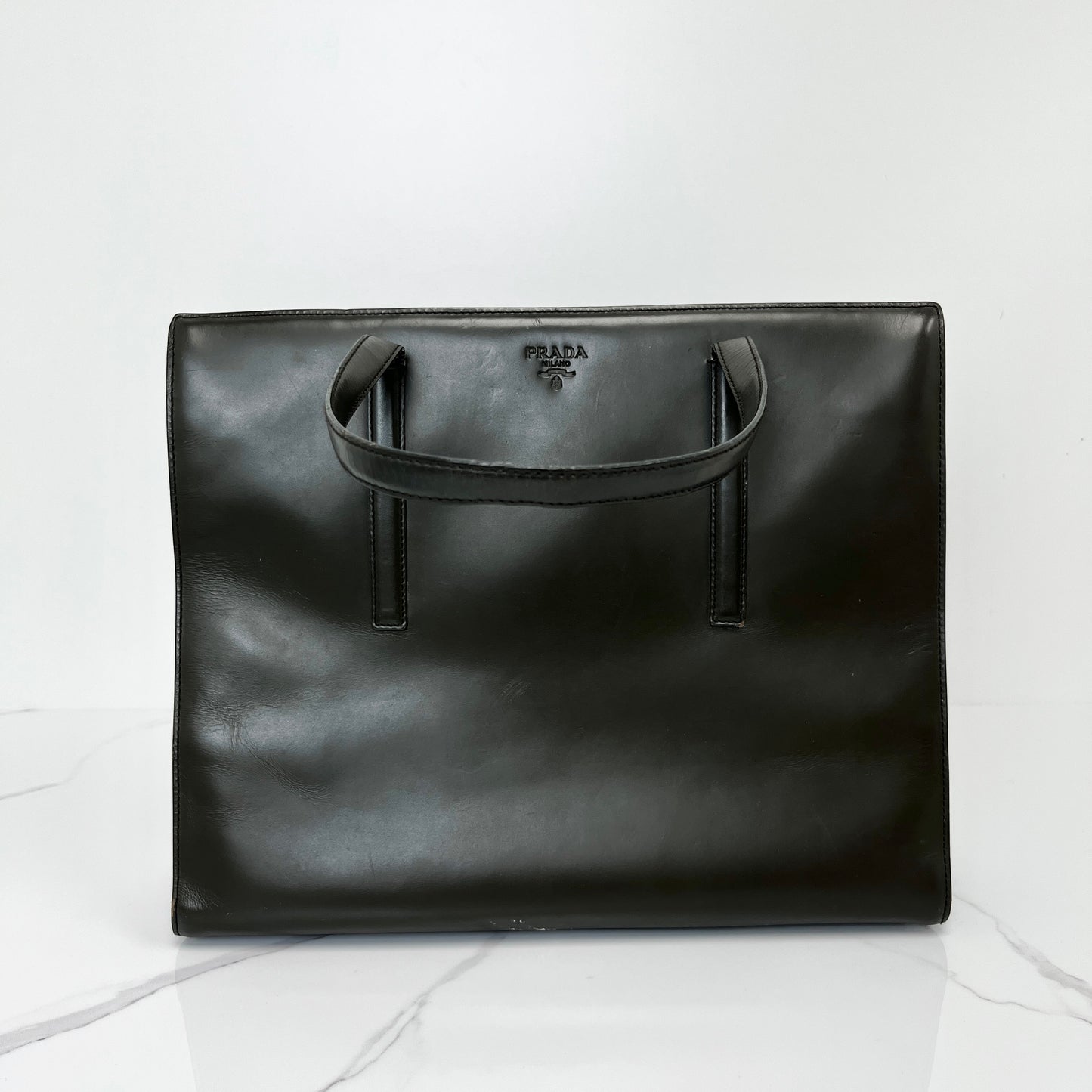 Prada Leather Tote Bag