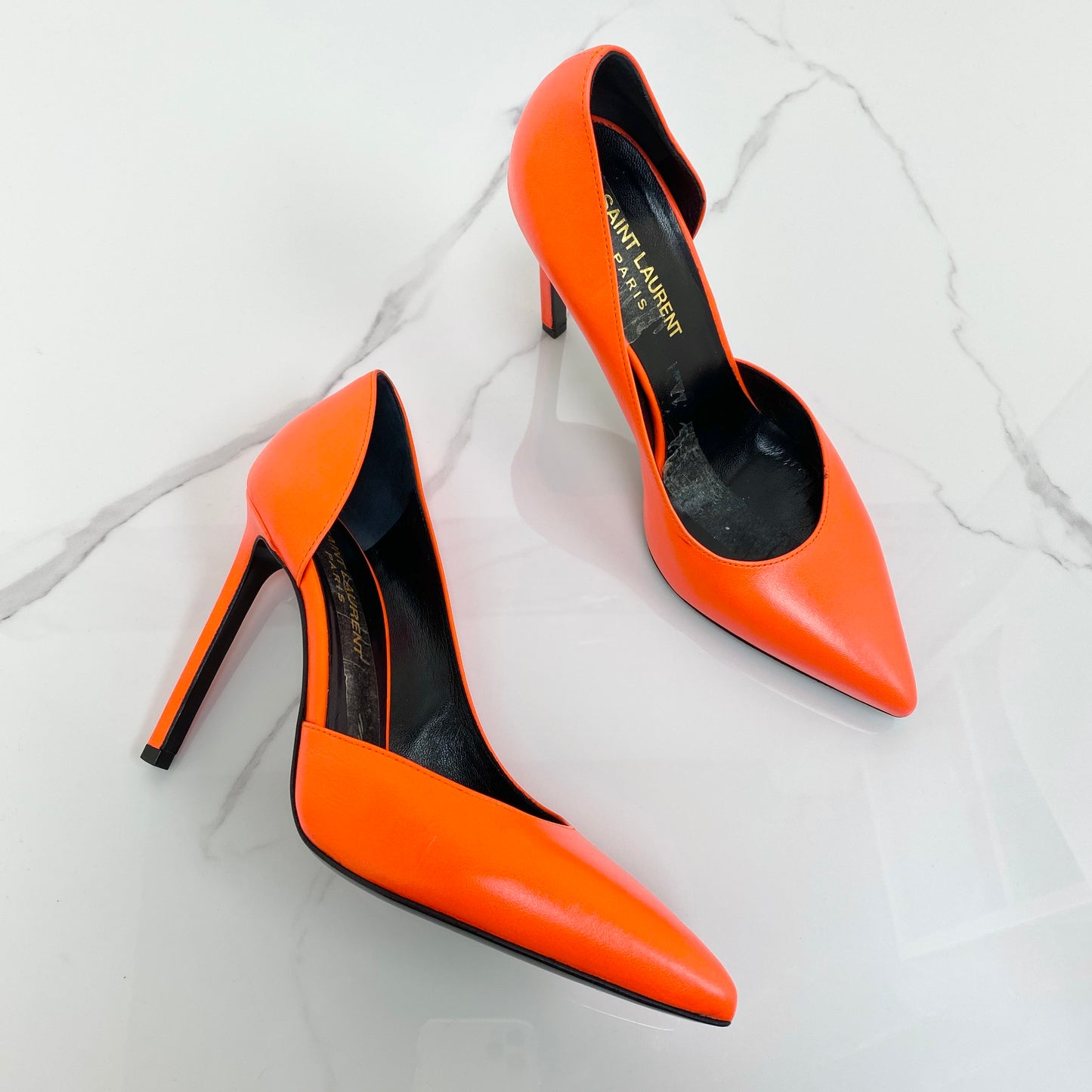 Saint Laurent Pointed Toe Pumps 100mm - Lafayette Consignment