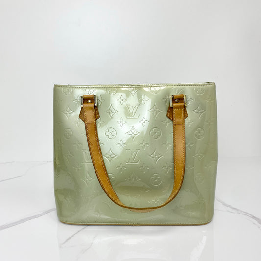 Louis Vuitton Green Patent Tote - Lafayette Consignment