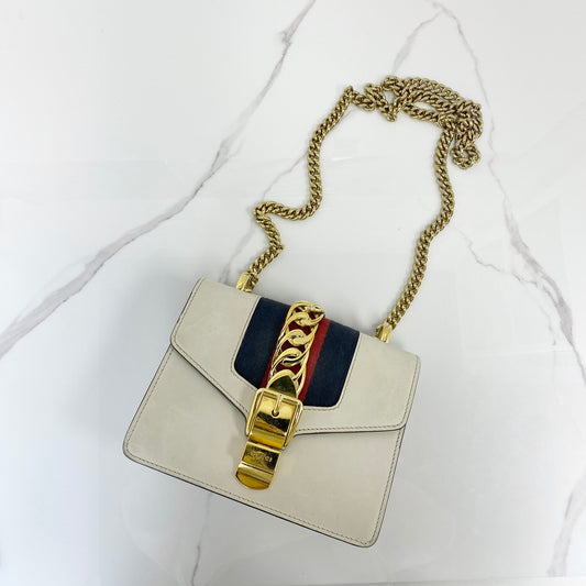 Gucci Mini Sylvie Chain Bag - Lafayette Consignment