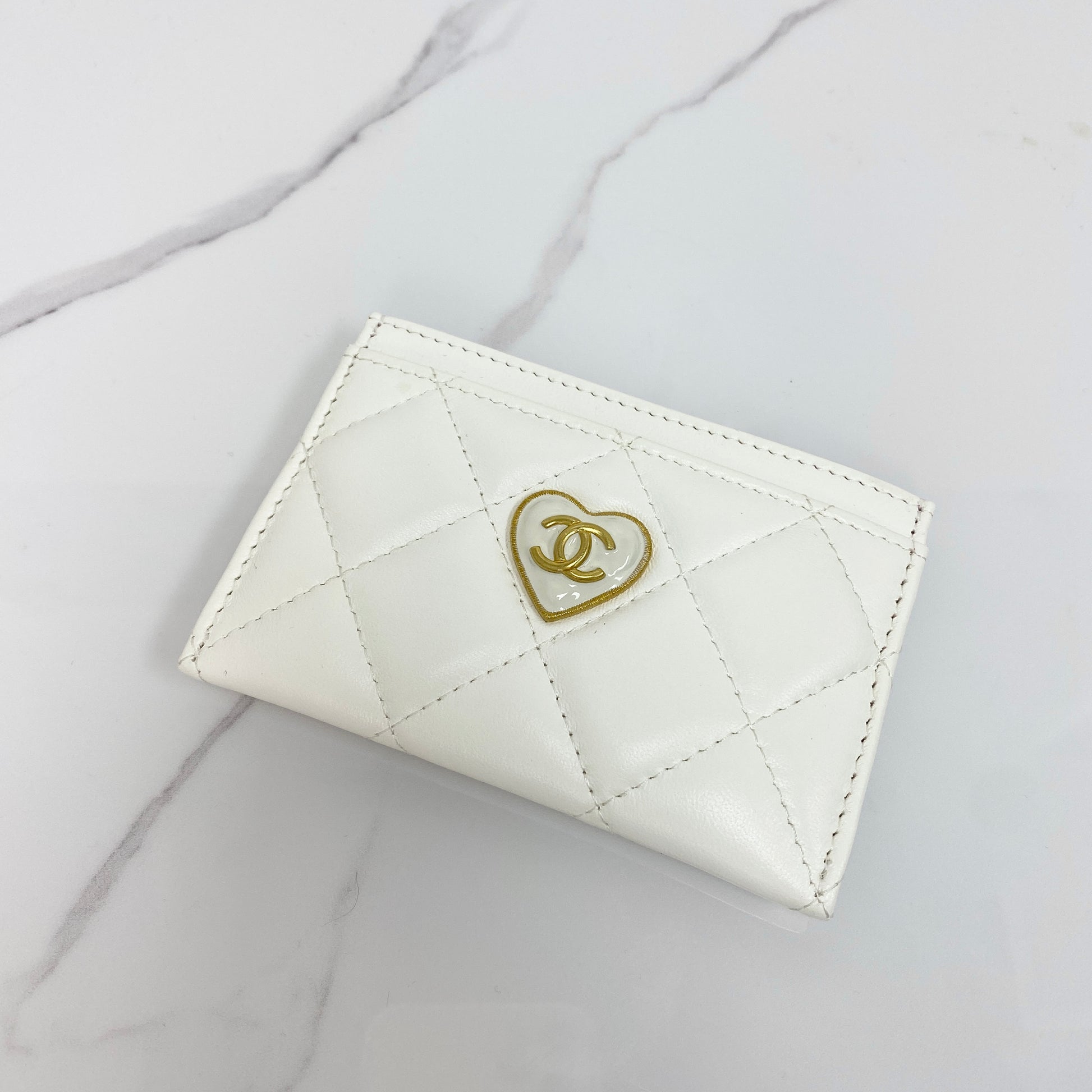 Chanel Heart Card Holder - Lafayette Consignment