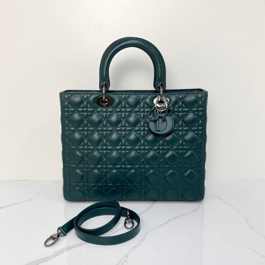 Christian Dior Large Lady Dior - Lafayette Consignment