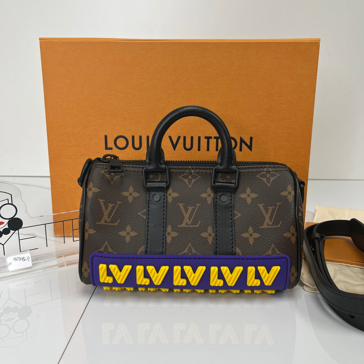 Louis Vuitton Rubber Monogram XS Keepall Bandouliere - Lafayette Consignment