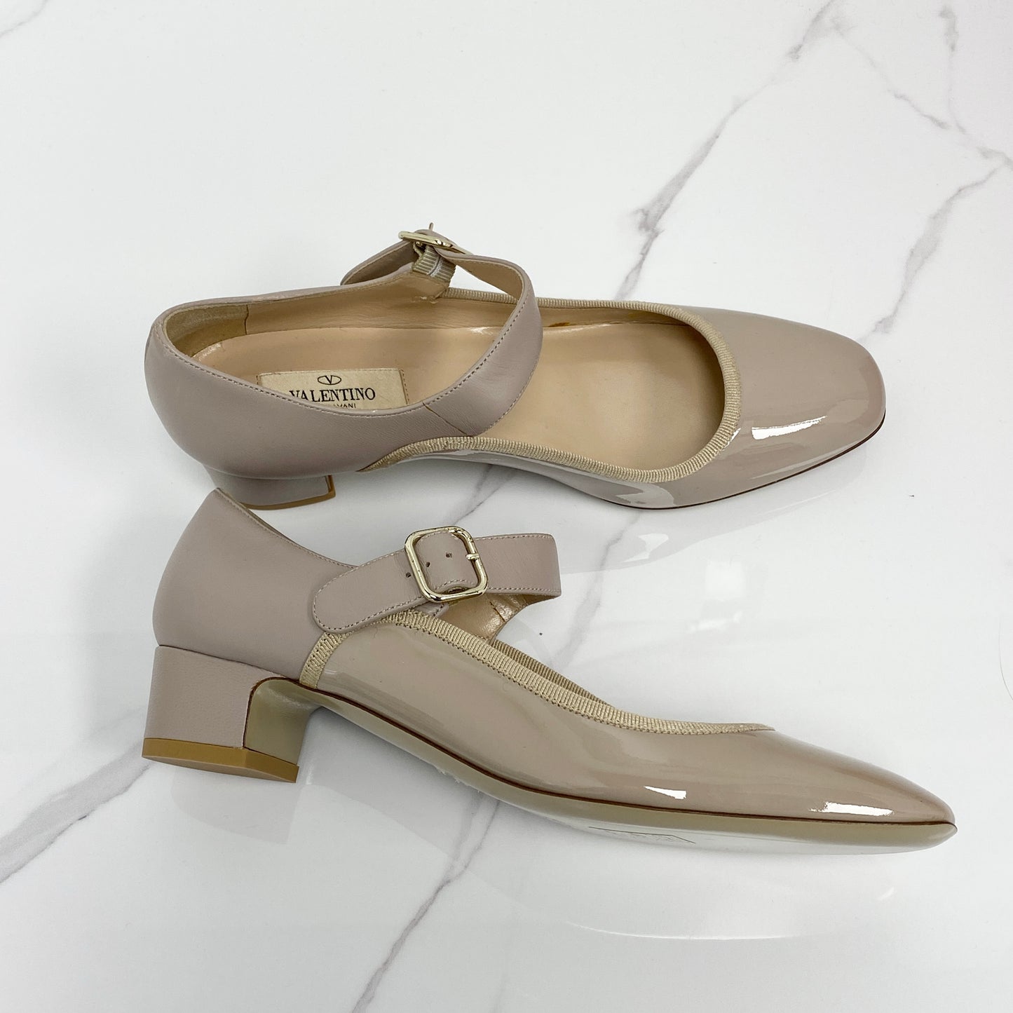 Valentino Mary Jane Flats - Lafayette Consignment