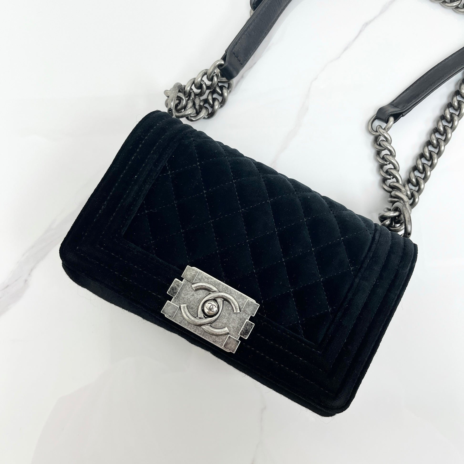 Chanel Small Leboy Handbag - Black - Lafayette Consignment