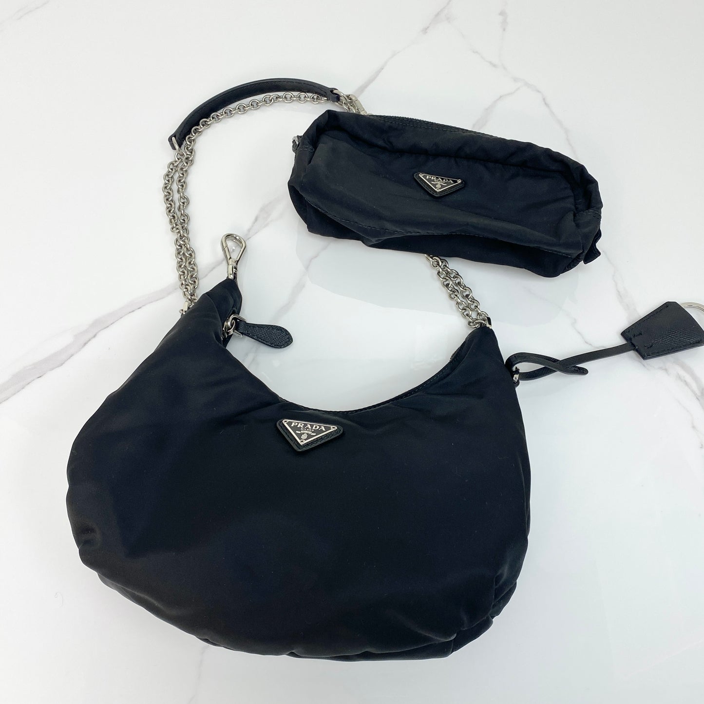 Prada Tessuto Nylon Re-edition 2006 Chain Bag