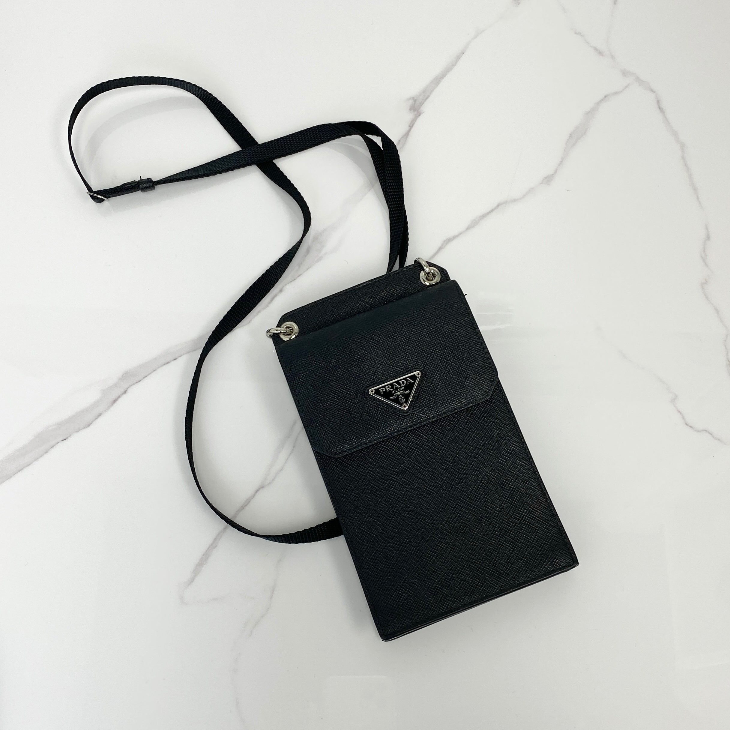 Prada saffiano phone case sale