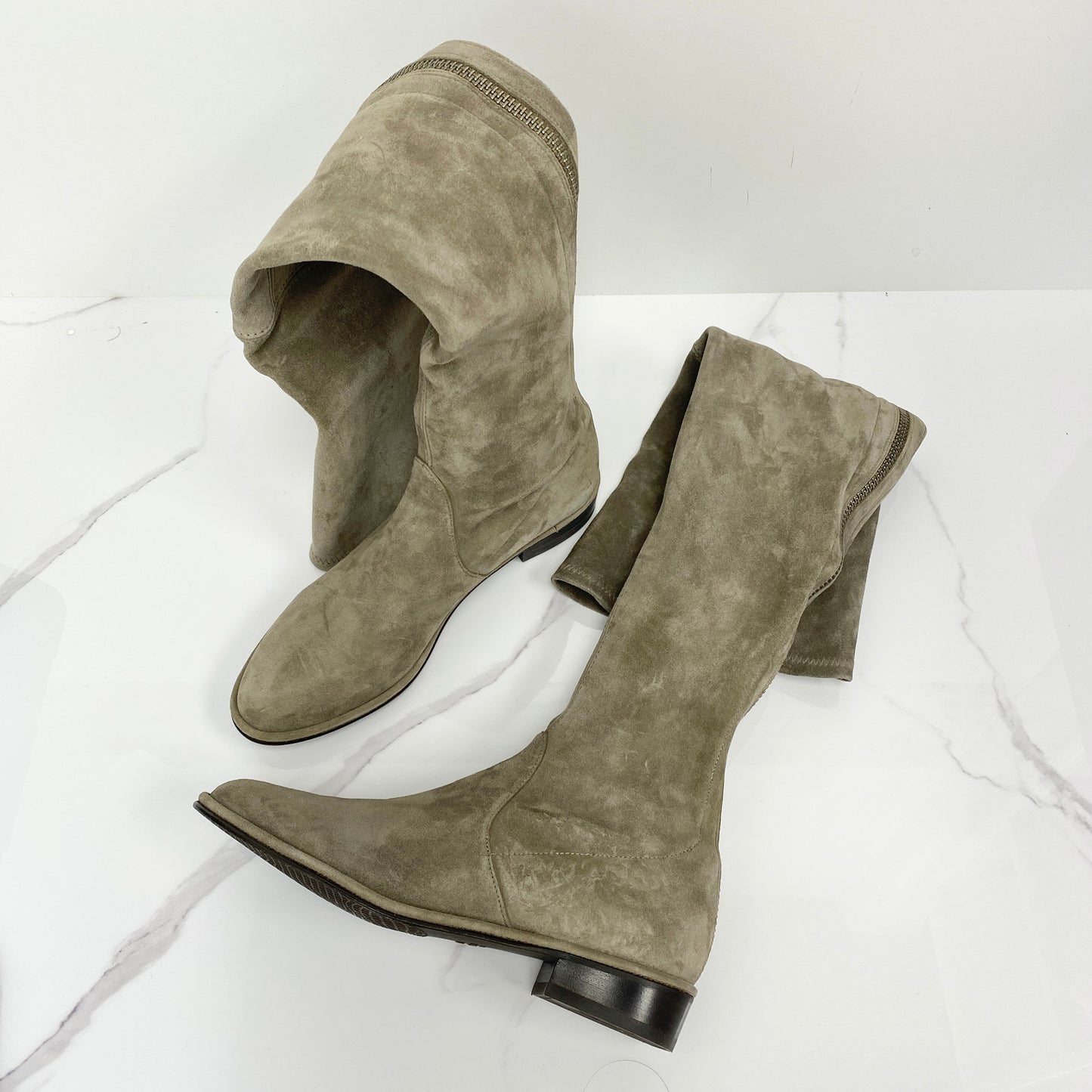 Stuart Weitzman Thigh Scrap Boots - Lafayette Consignment