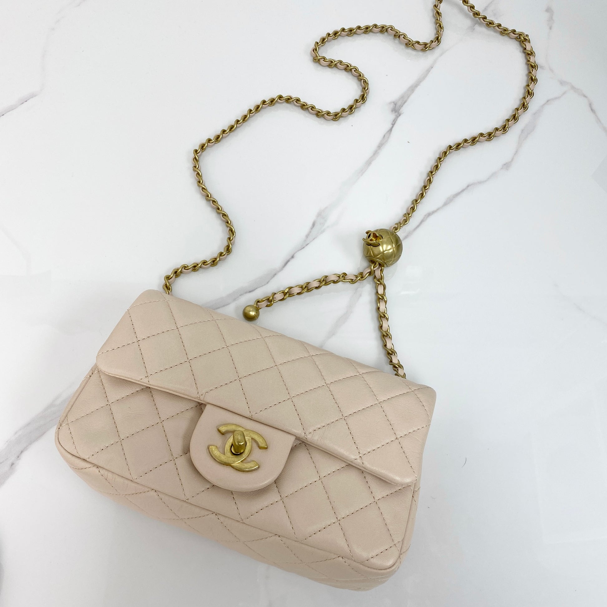 Chanel Mini Pearl Crush Flap - Lafayette Consignment