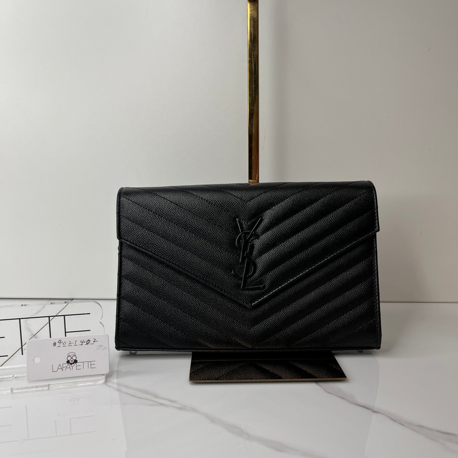 Saint Laurent Classic Cassandre Chain Wallet - Lafayette Consignment