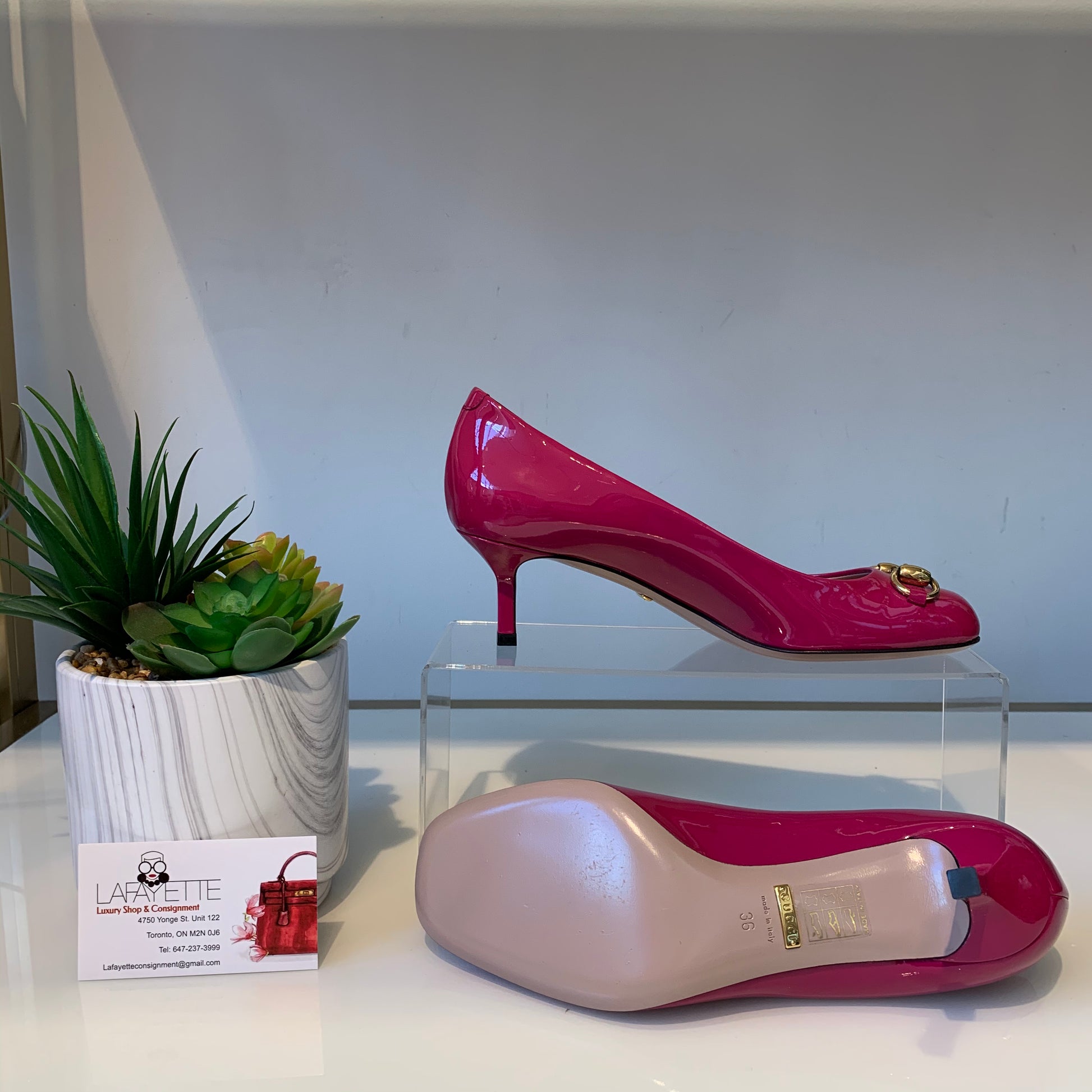 Gucci Pink Pumps Size 36 - Lafayette Consignment