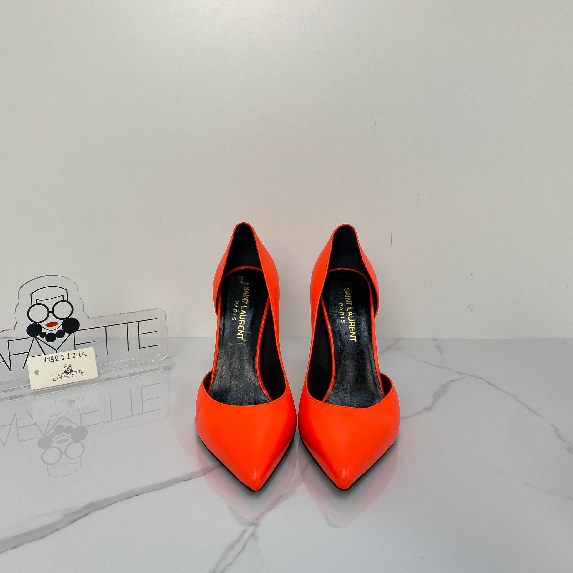 Saint Laurent Pointed Toe Pumps 100mm - Lafayette Consignment