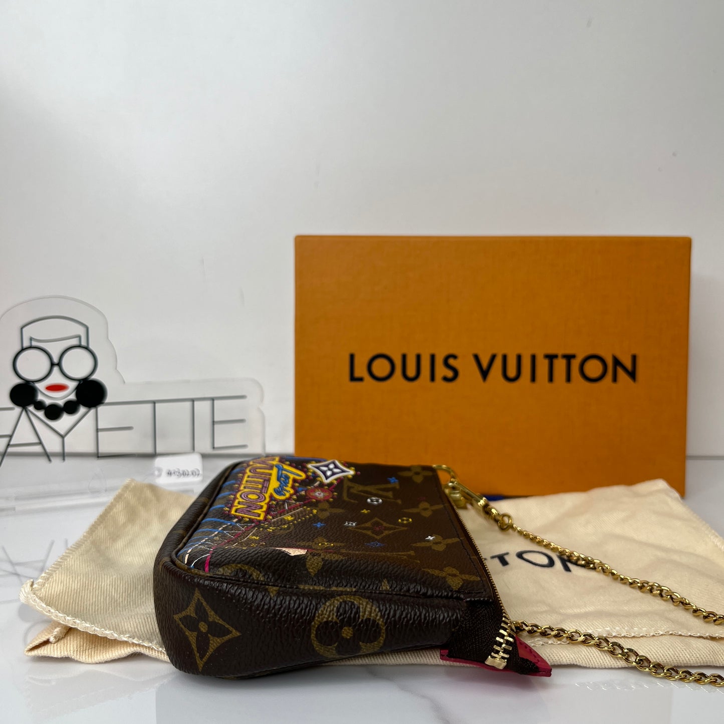 Louis Vuitton Monogram Vivienne Animation Mini Pochette - Lafayette Consignment