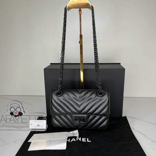 Chanel 2.55 Reissue Mini Bag - Black - Lafayette Consignment