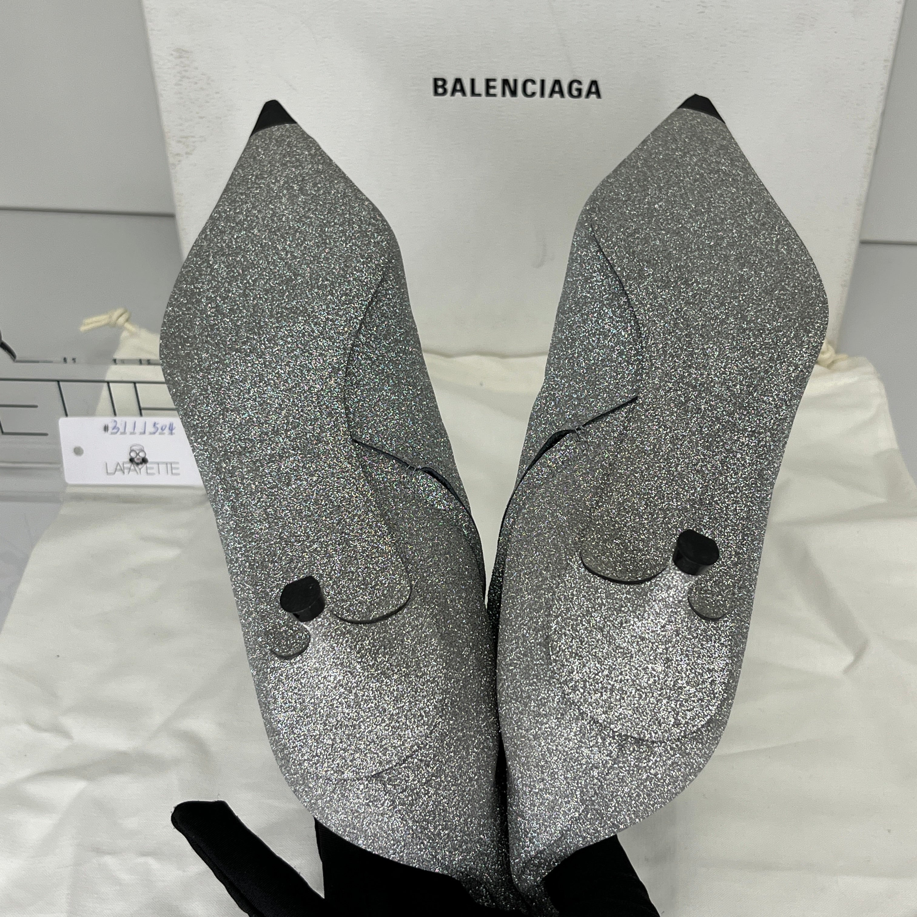 Balenciaga Knife Glitter Boots Szie 37