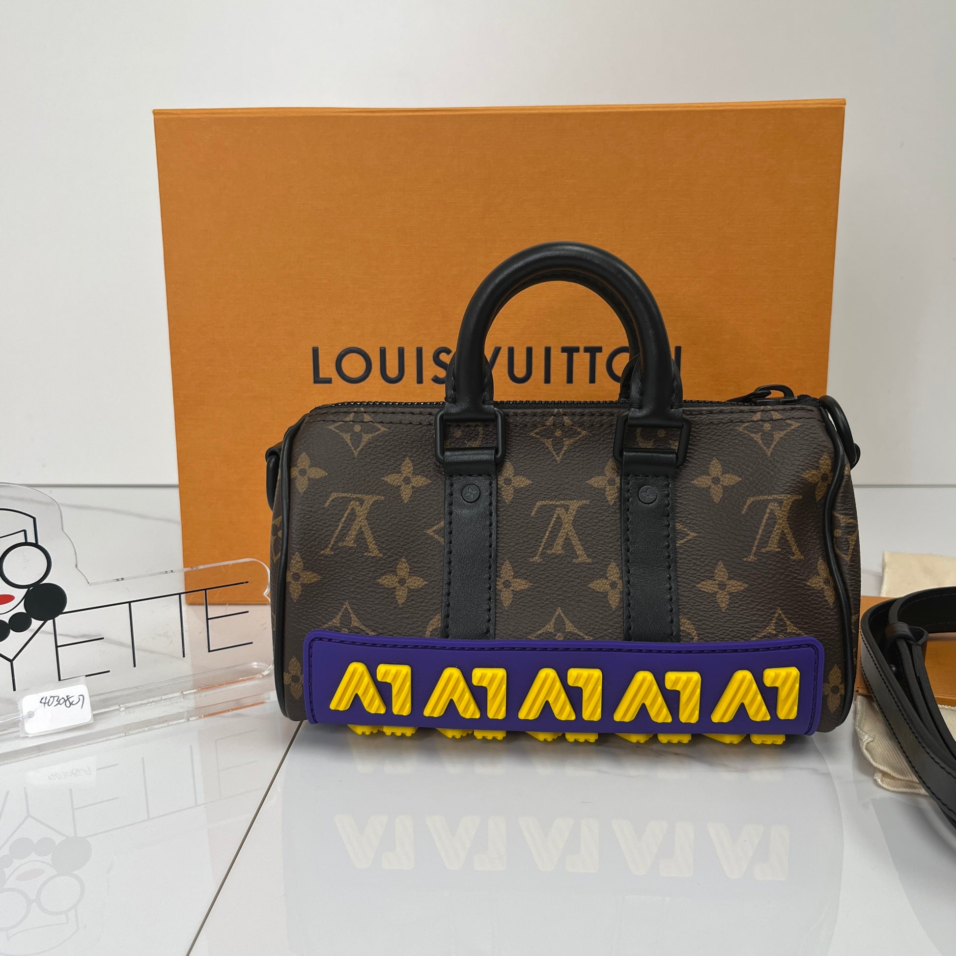 Louis Vuitton Rubber Monogram XS Keepall Bandouliere - Lafayette Consignment