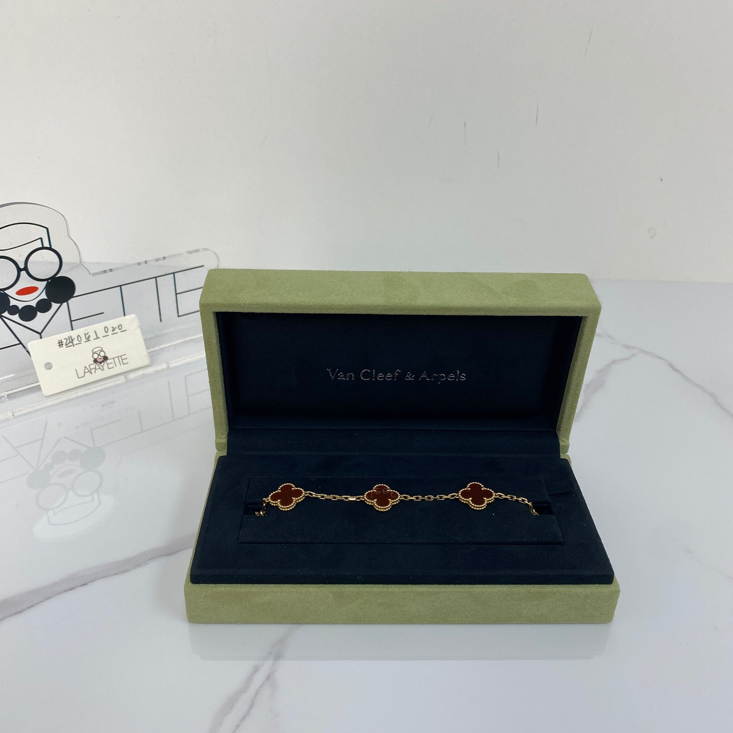 Van Cleef & Arpels Vintage Alhambra Bracelet,5 Motif - Lafayette Consignment