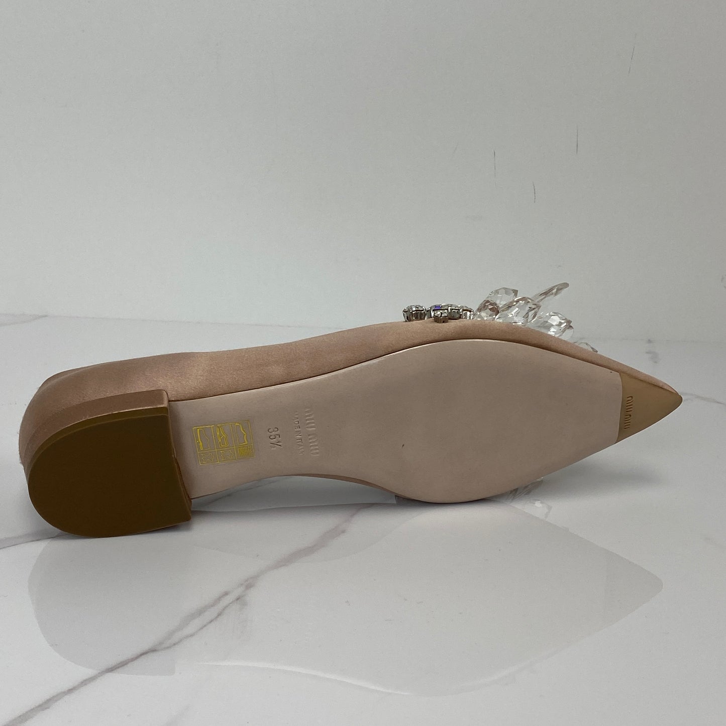 MiuMiu Satin Flats - Lafayette Consignment