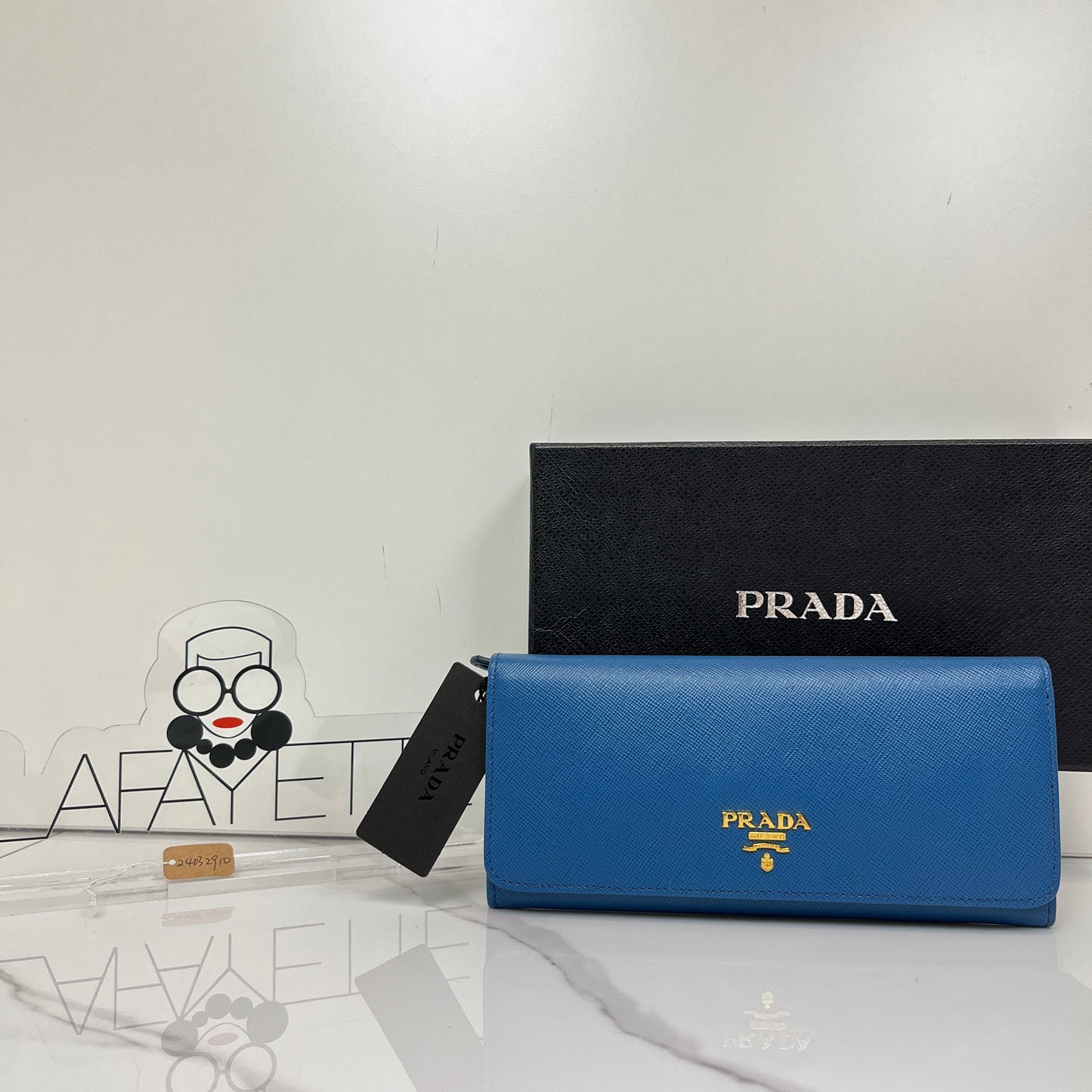 Prada Large Saffiano Leather Wallet