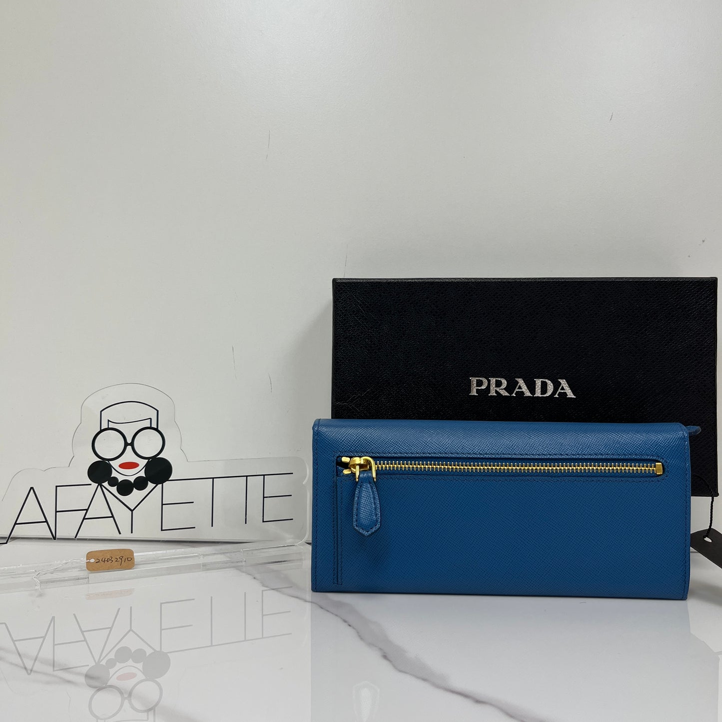 Prada Large Saffiano Leather Wallet