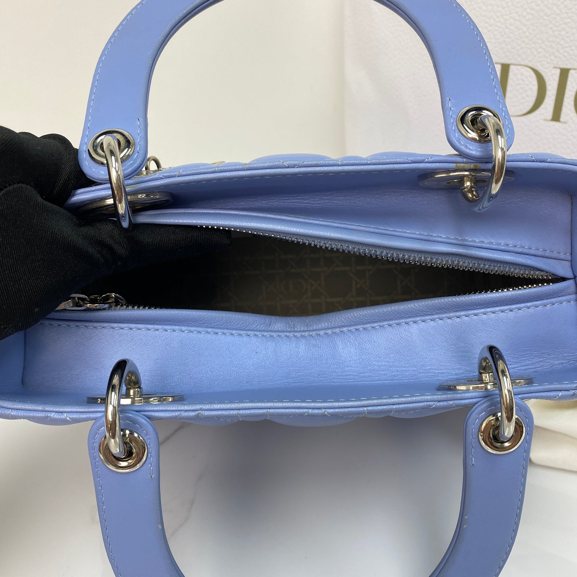 Christian Dior Medium Lady Dior - Lafayette Consignment