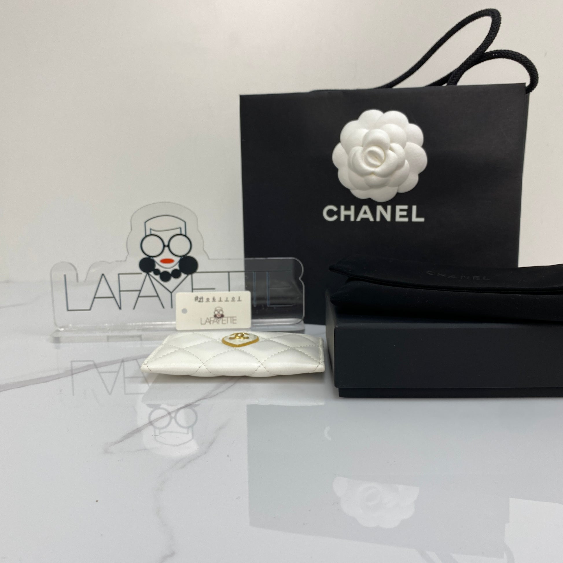 Chanel Heart Card Holder - Lafayette Consignment