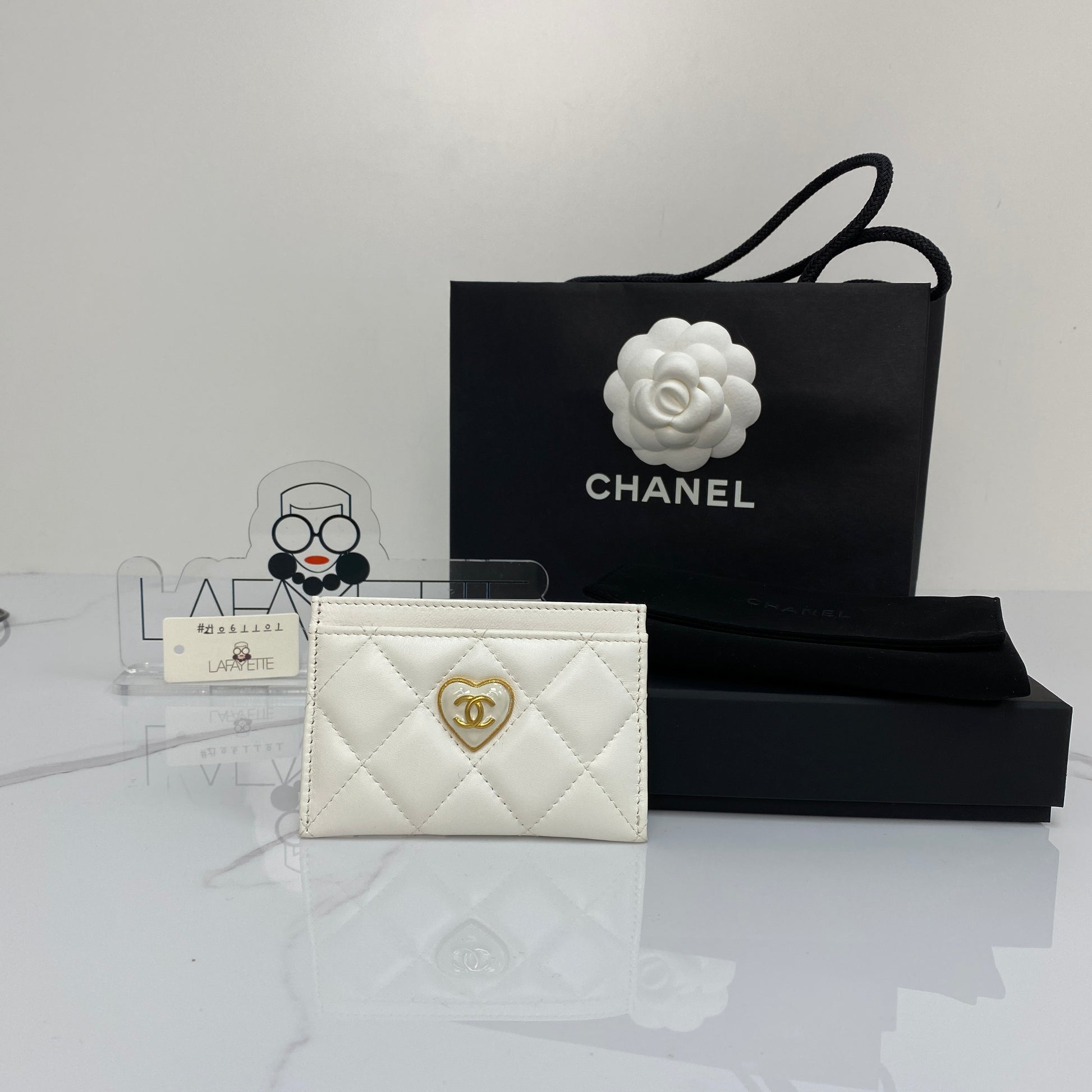 Chanel Heart Card Holder - Lafayette Consignment