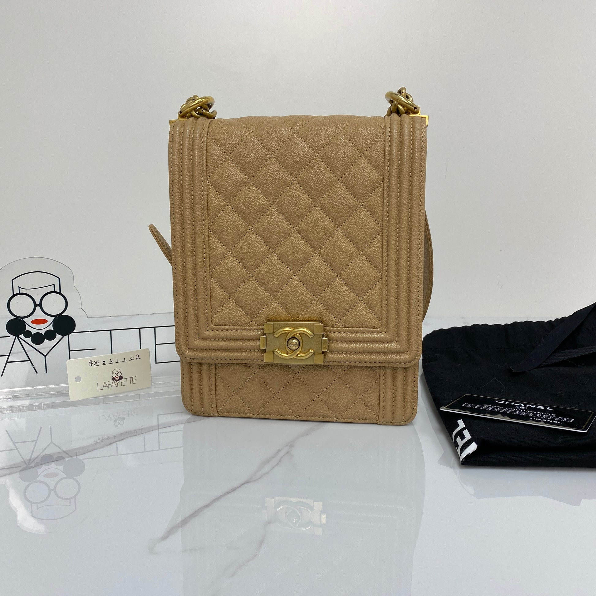 Chanel North South Boy Flap Bag - Lafayette Consignment