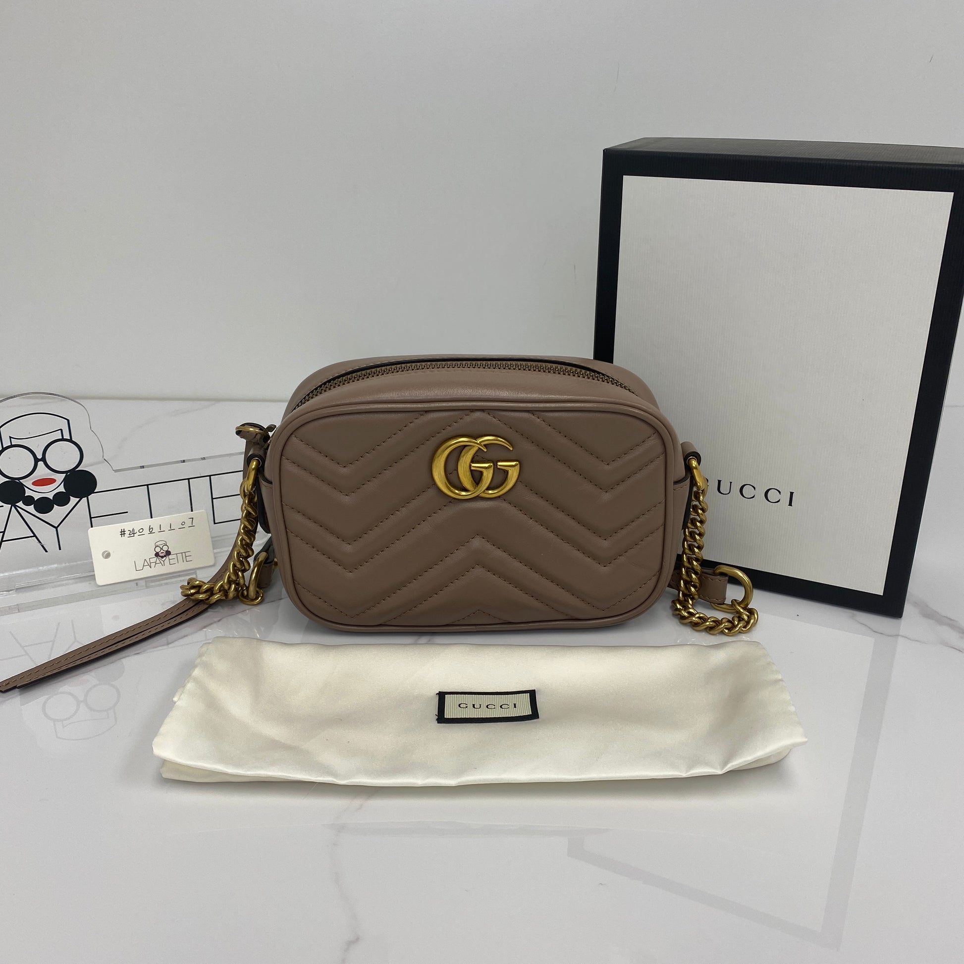 Gucci GG Marmont Mini Shoulder Bag - Lafayette Consignment