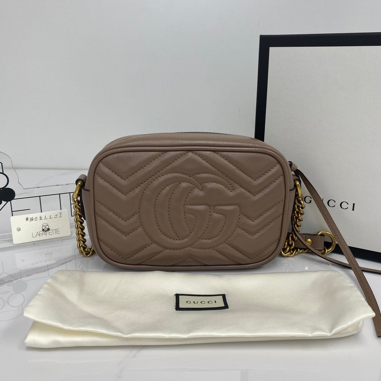 Gucci GG Marmont Mini Shoulder Bag - Lafayette Consignment