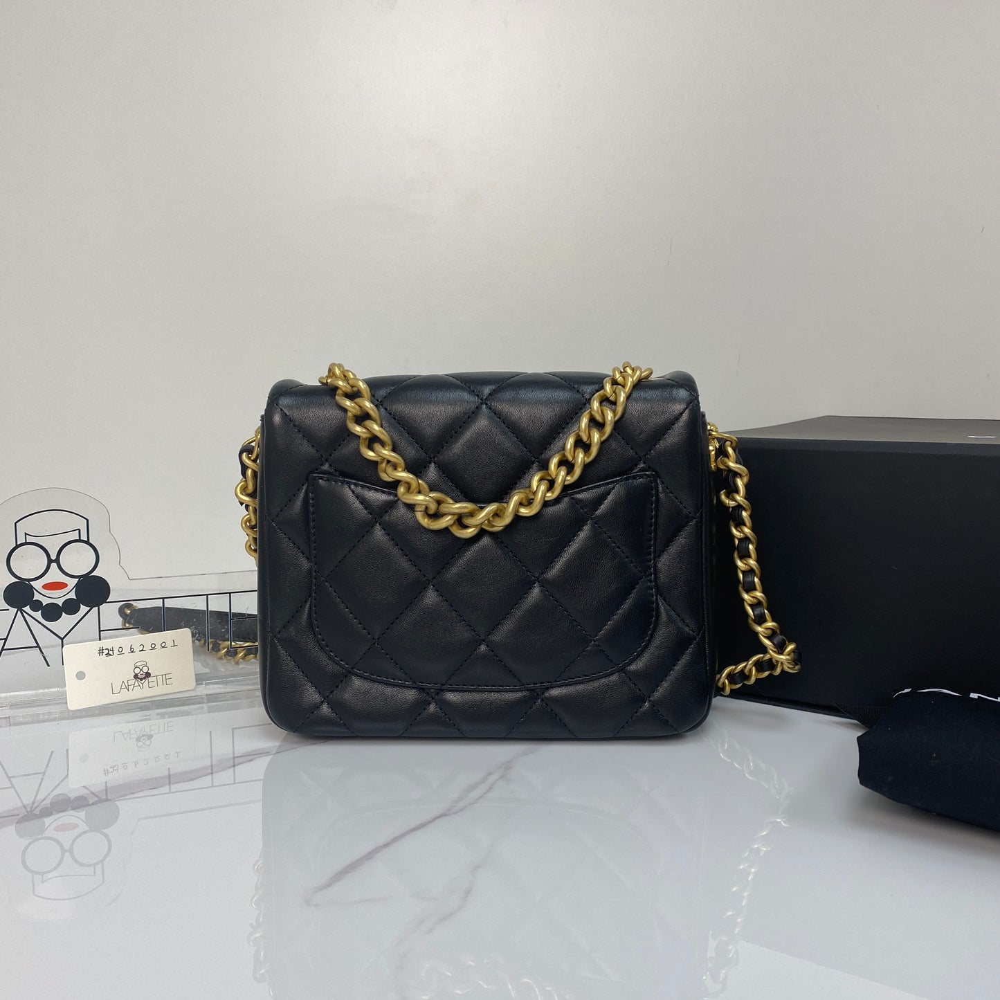 Chanel Quilted Small Side Note Flap Bag - Lafayette Consignment