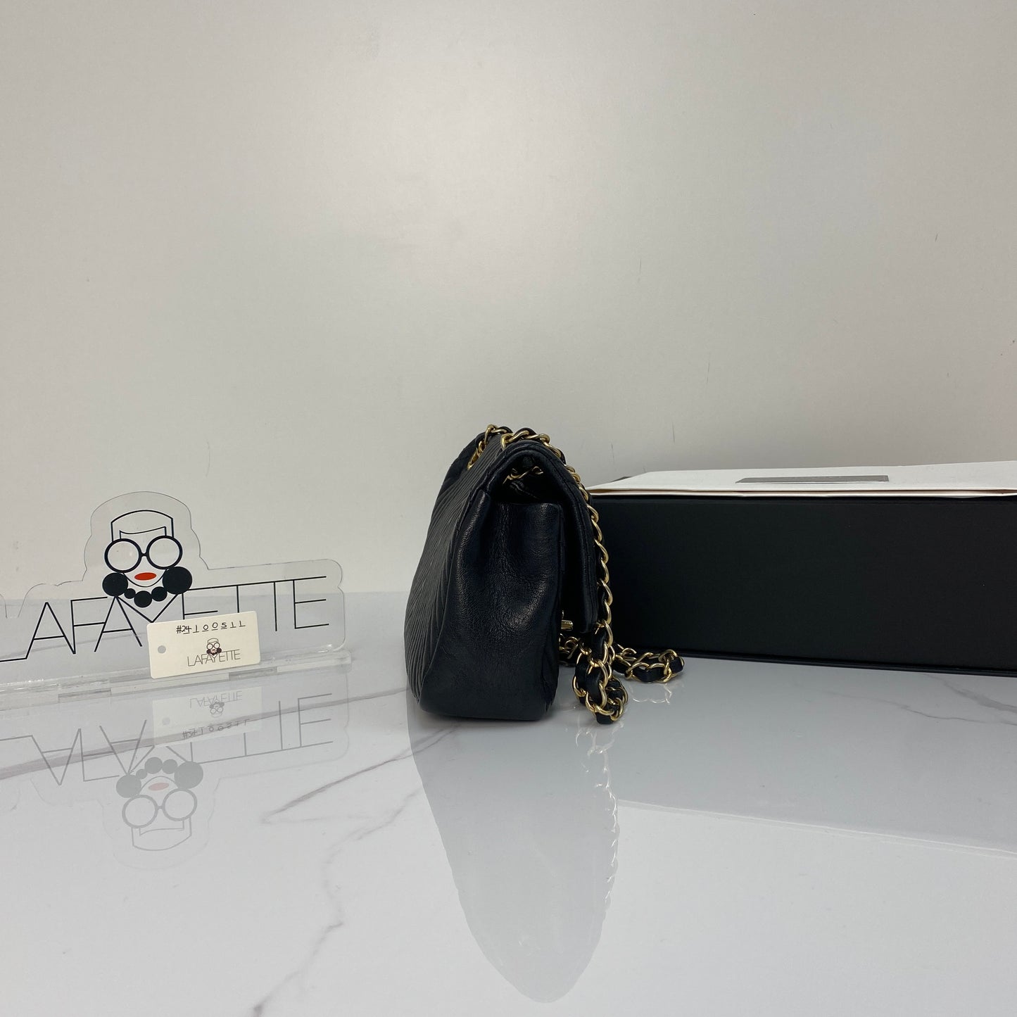 Chanel Cheveron Madallion Flap Bag