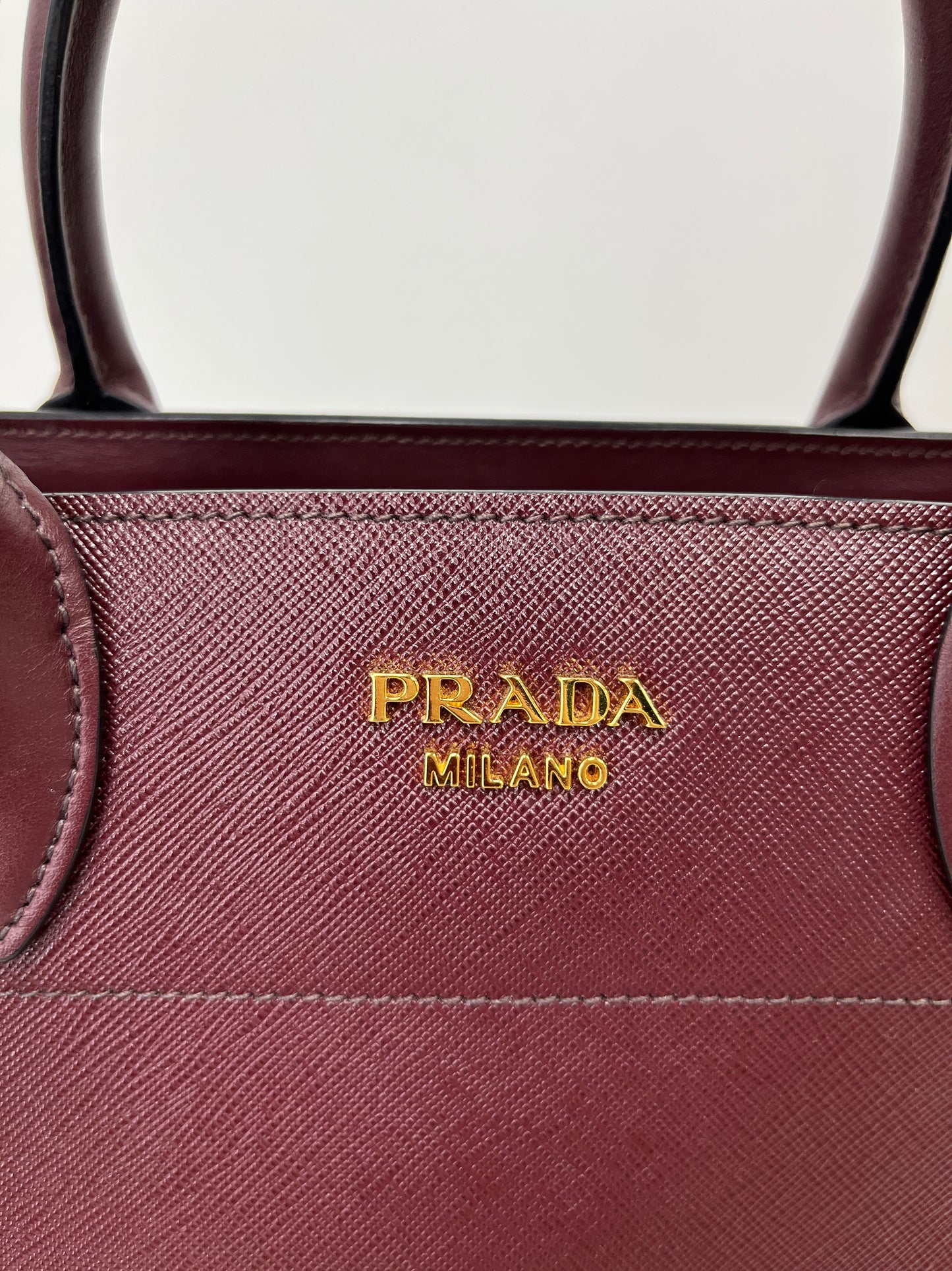 Prada Bibliotheque Saffiano Tote - Lafayette Consignment