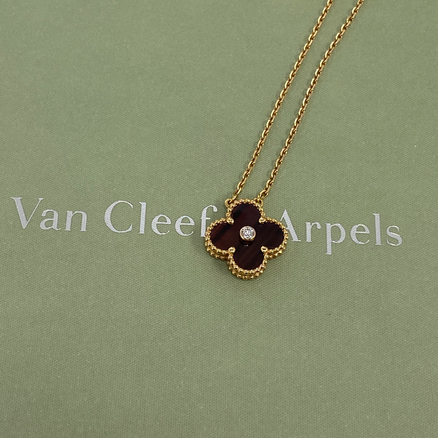 Van Cleef & Arpels 2017 Limited Edition Vintage Alhambra Pendant - Lafayette Consignment