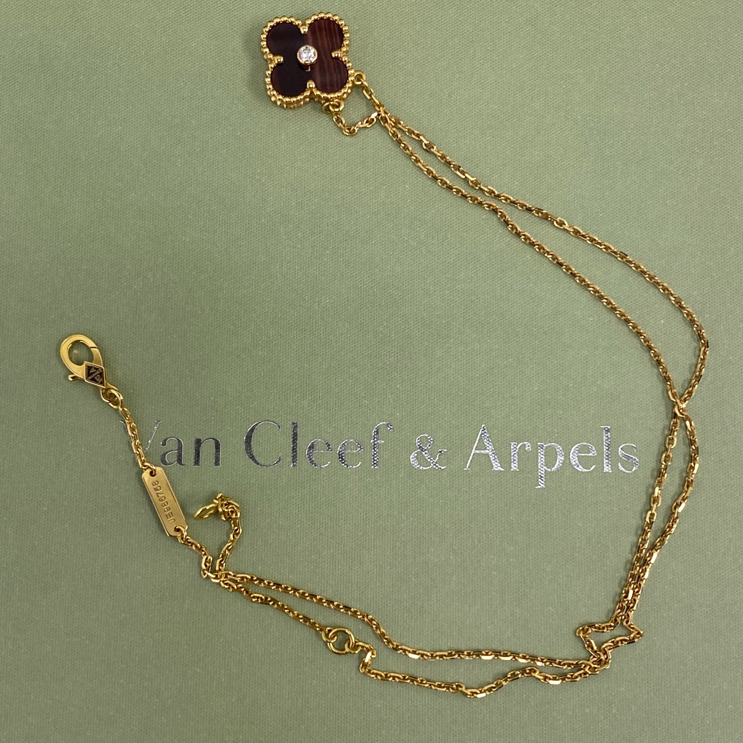 Van Cleef & Arpels 2017 Limited Edition Vintage Alhambra Pendant - Lafayette Consignment