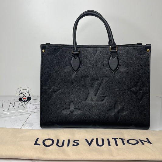 Louis Vuitton Onthego MM-Black - Lafayette Consignment