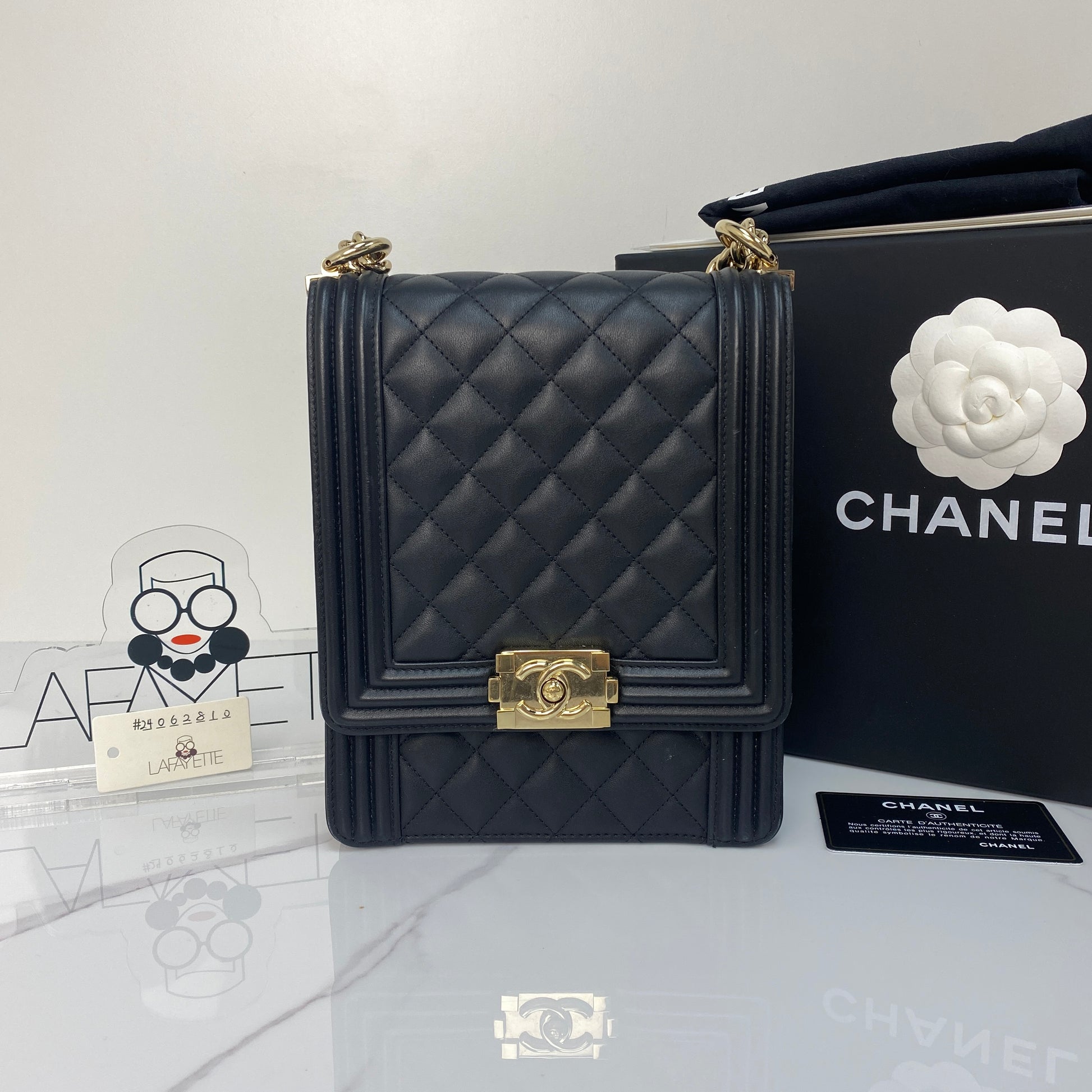 Chanel North South Boy Flap Bag - Lafayette Consignment