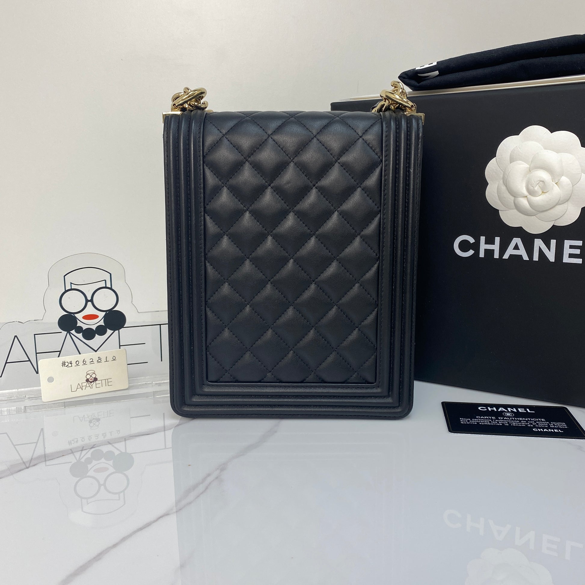 Chanel North South Boy Flap Bag - Lafayette Consignment