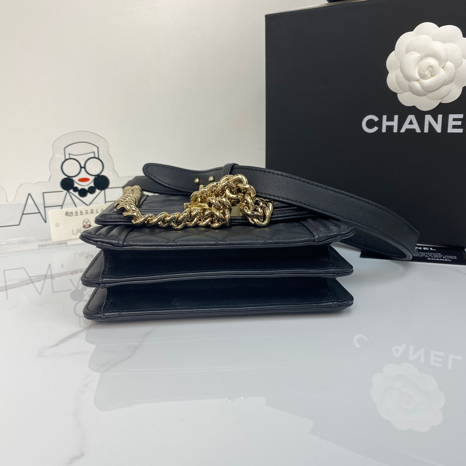 Chanel North South Boy Flap Bag - Lafayette Consignment