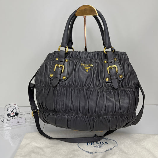 Prada Tessuto Graufe Handbag - Lafayette Consignment