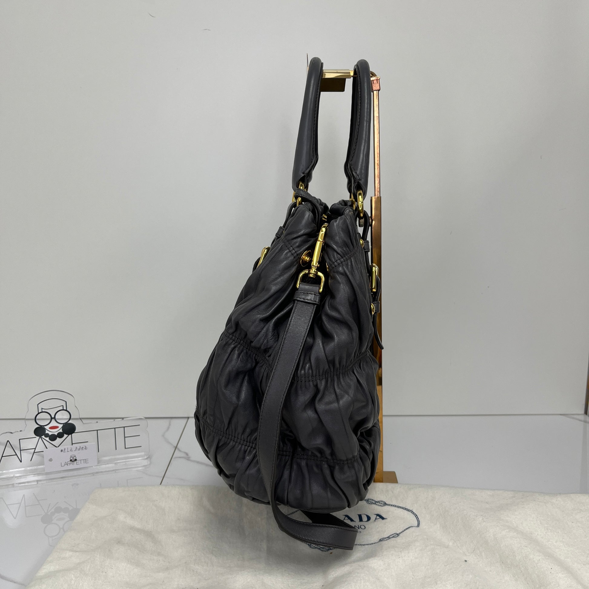 Prada Tessuto Graufe Handbag - Lafayette Consignment