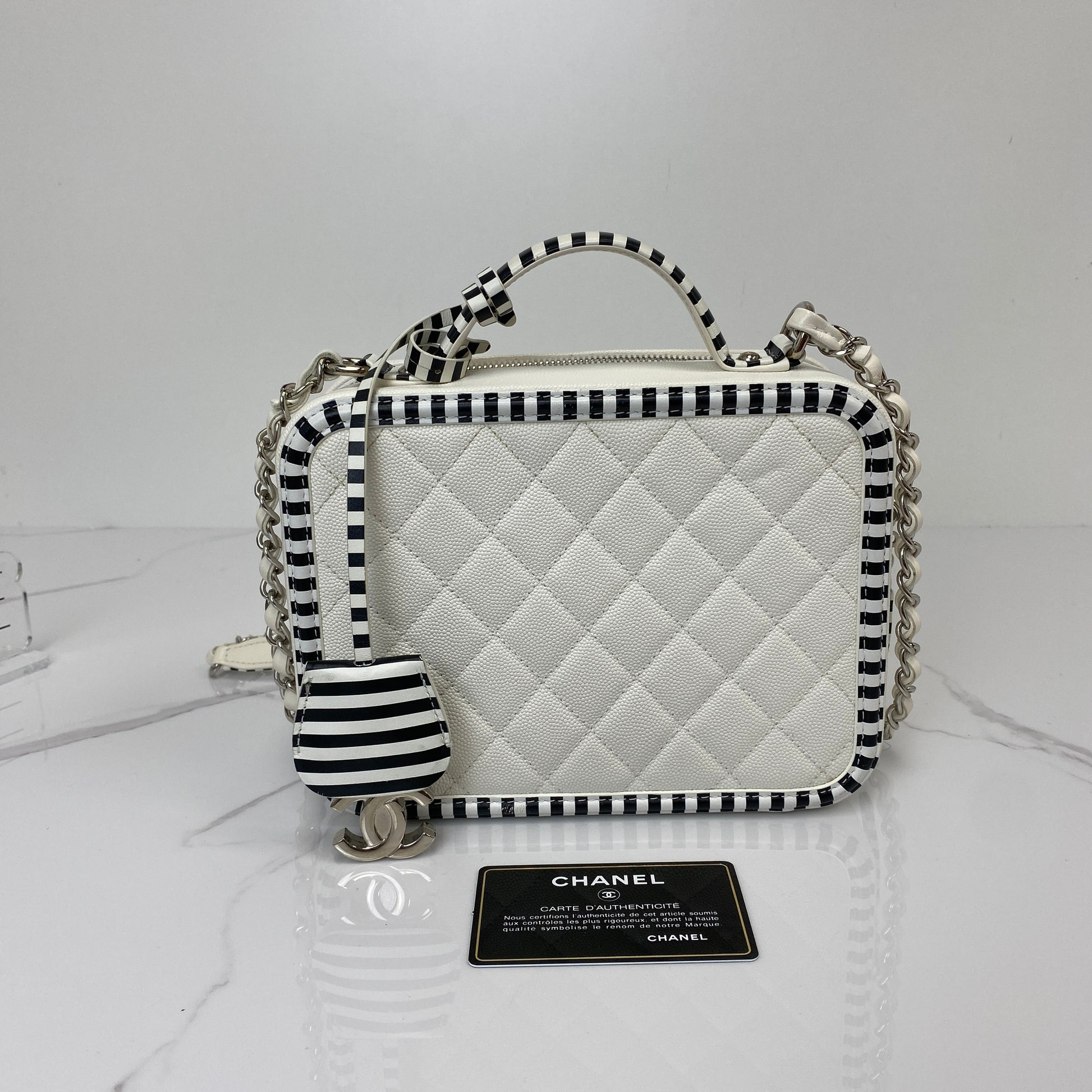 Chanel Filigree Vanity Case - Lafayette Consignment