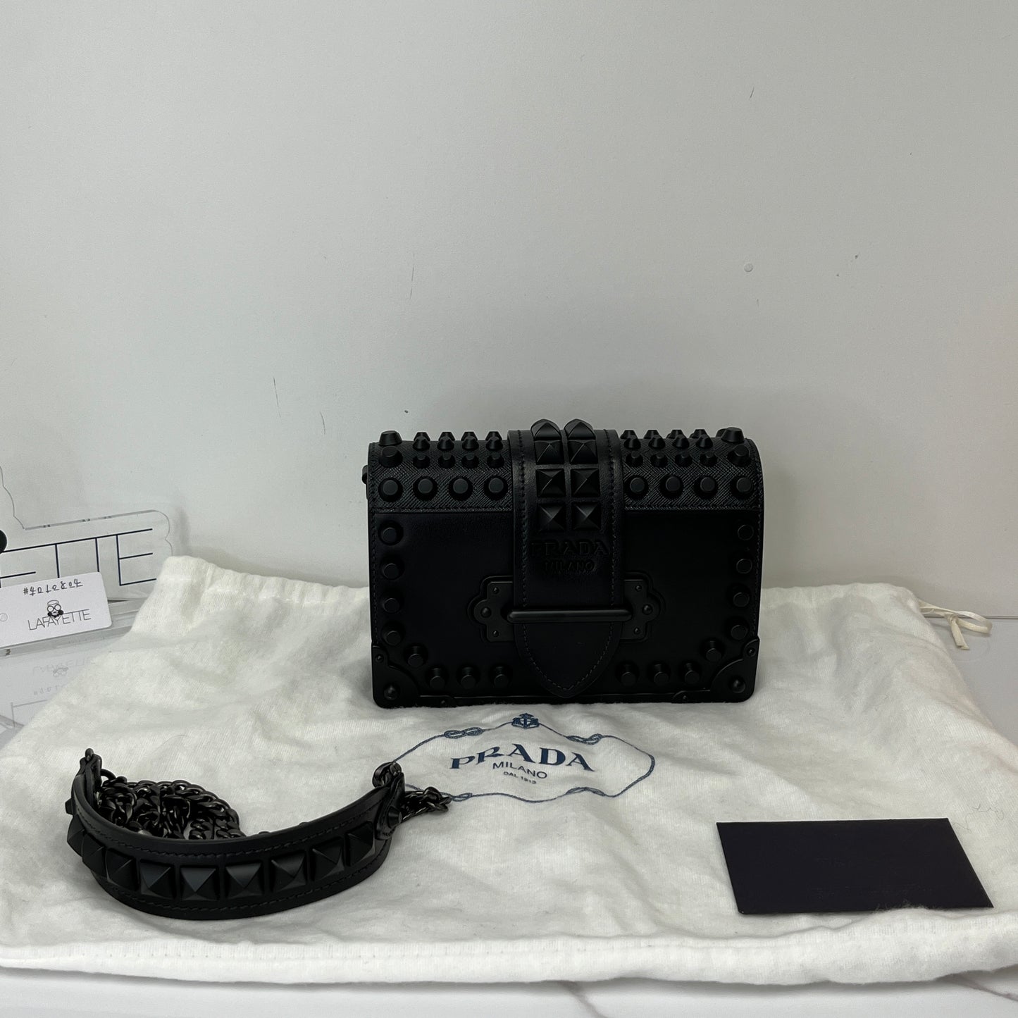 Prada Studded Cahier - Lafayette Consignment