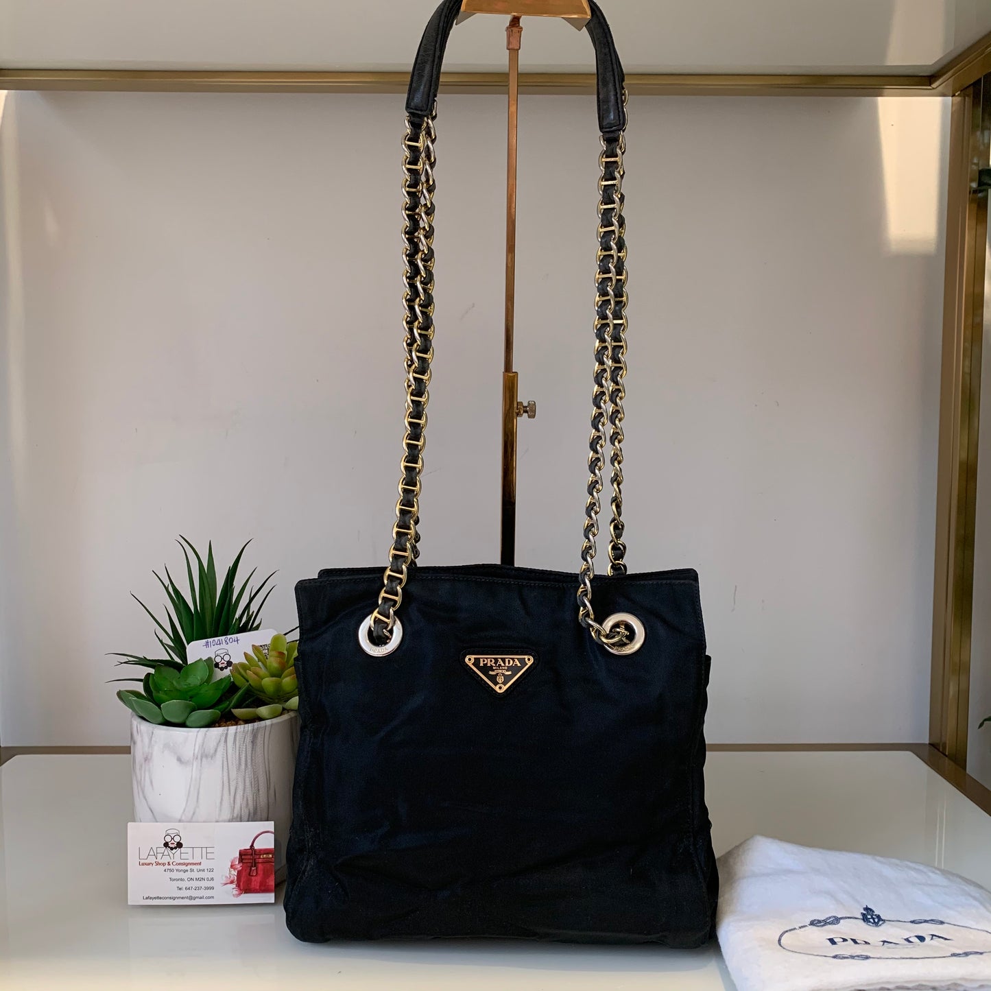 Prada Nylon Tote Bag - Lafayette Consignment