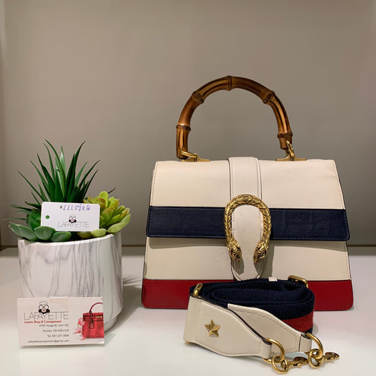 GUCCI Medium Dionysus Bamboo Top Handle Bag