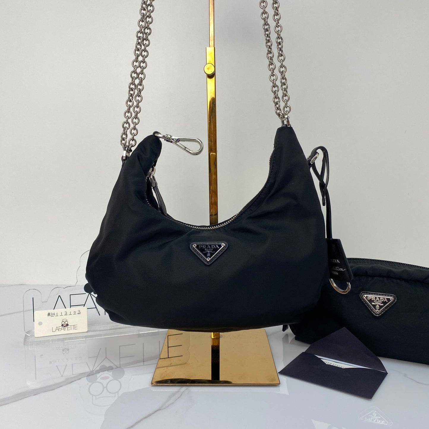 Prada Tessuto Nylon Re-edition 2006 Chain Bag