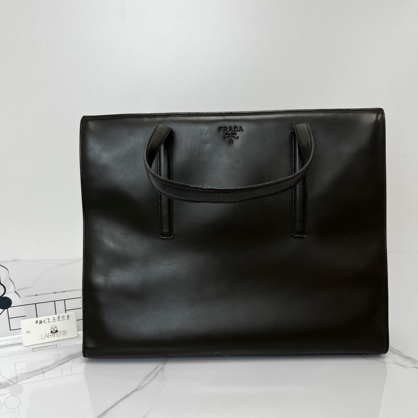 Prada Leather Tote Bag