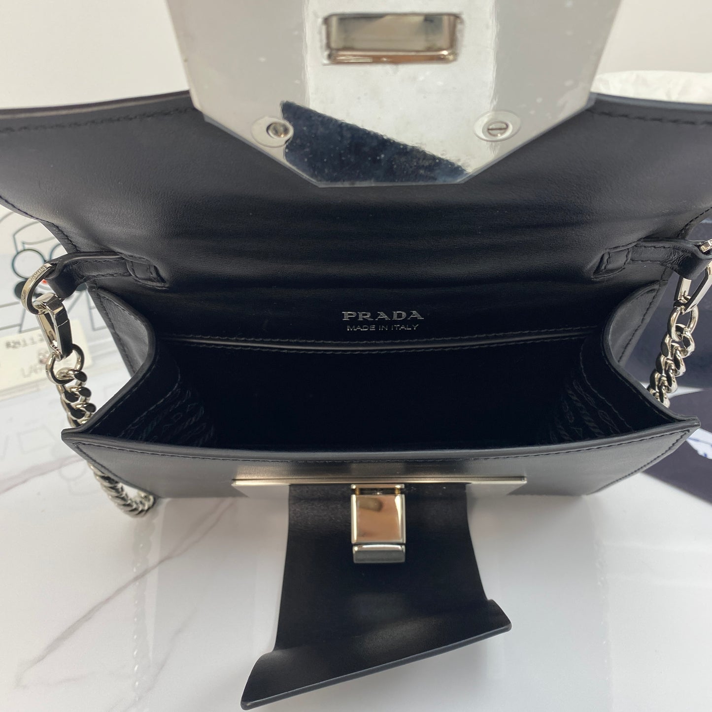 Prada City Ribbon Crystal Embellished Bag