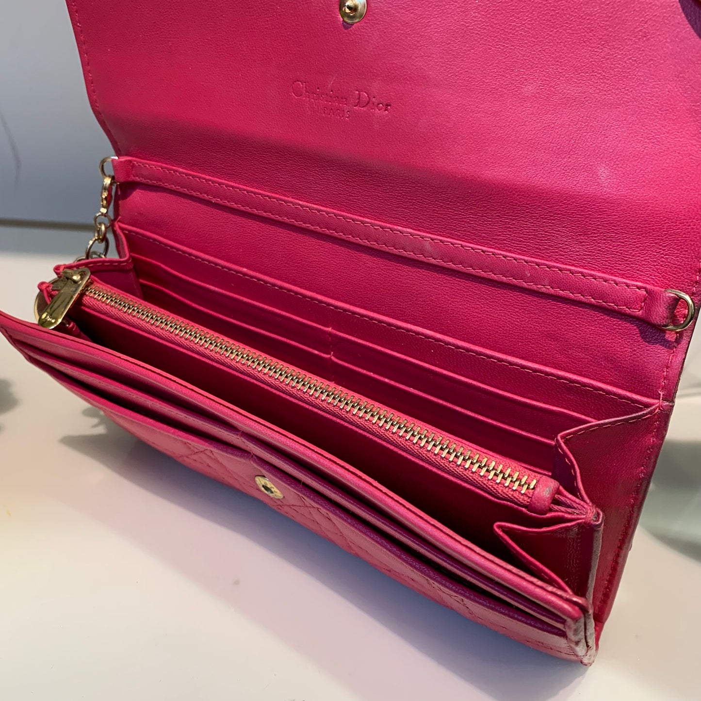 Christian Dior Pink Wallet