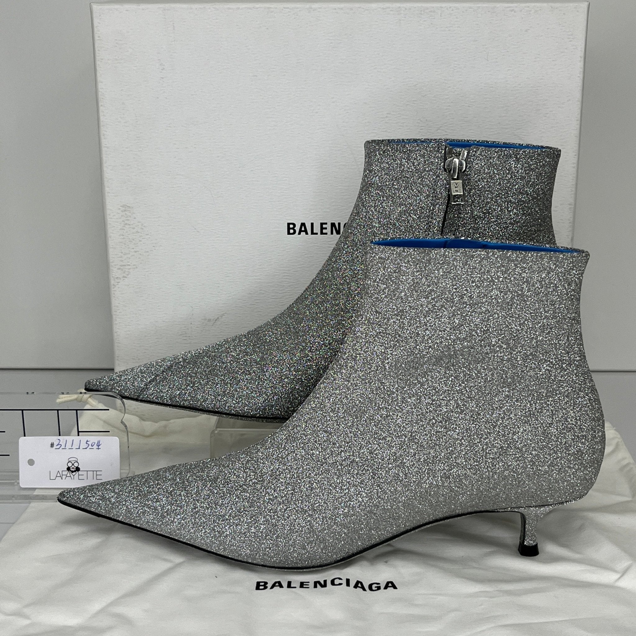 Balenciaga glitter boots on sale